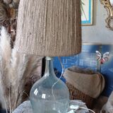 Jute rope lamp