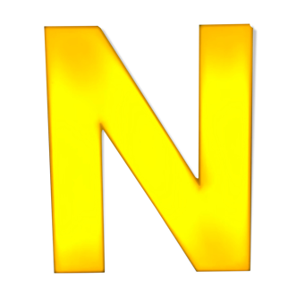 Illuminated sign letter