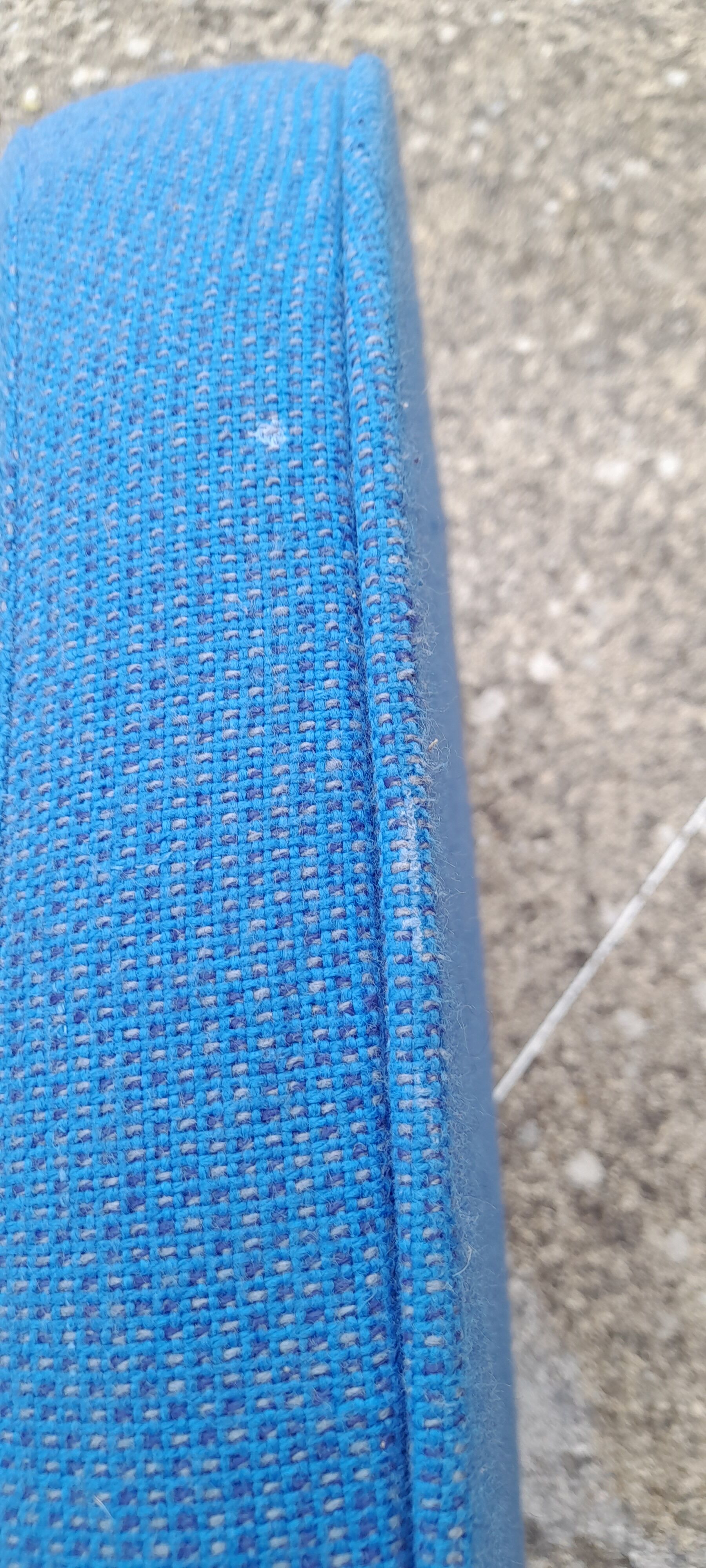 Fauteuil bleu 70s