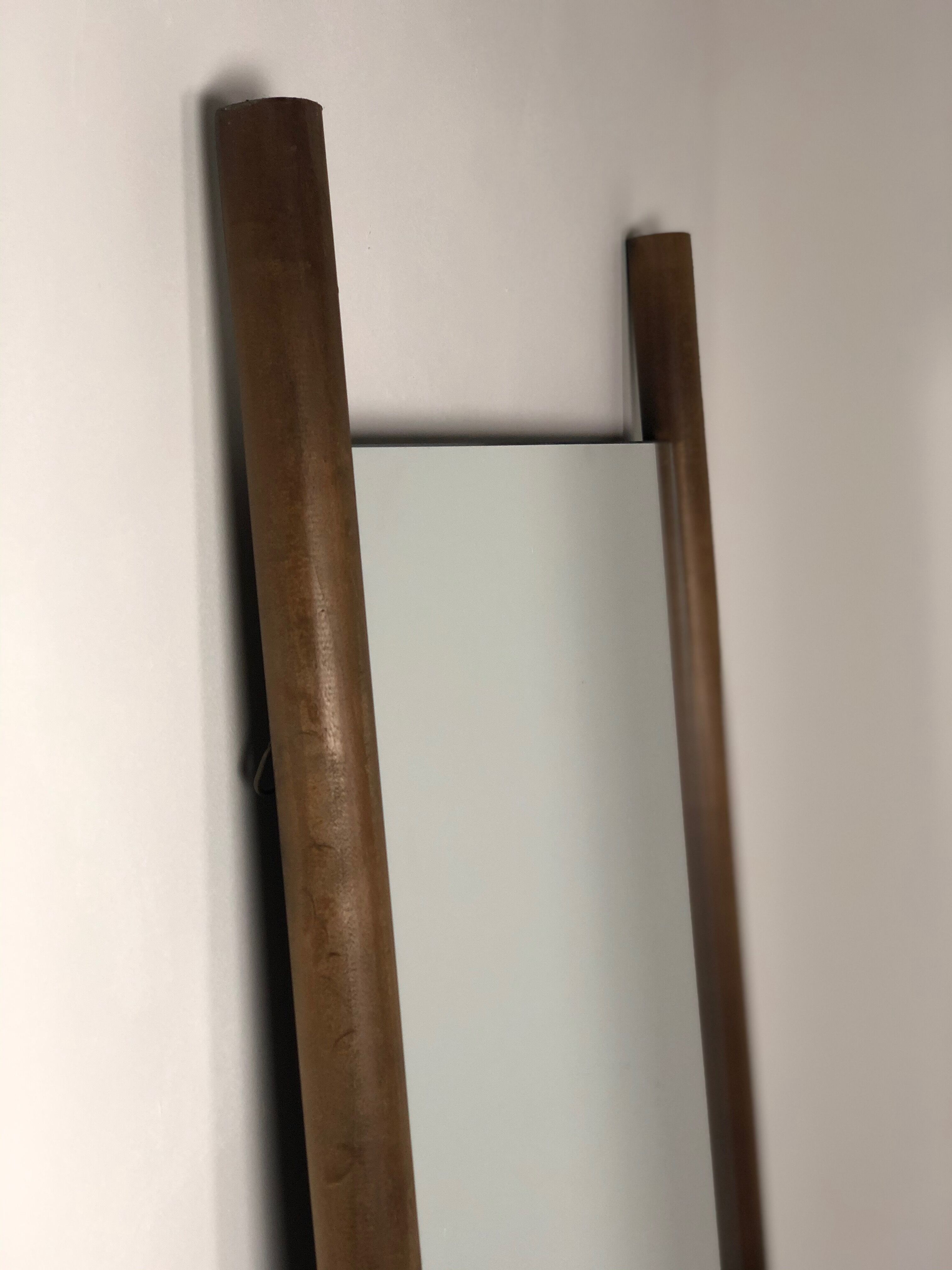 Scandinavian mirror has to back or hang 90'S 54x170cm