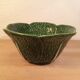 Ceramic cabbage service: salad bowl and tureen