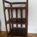 Vintage rattan shelf
