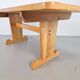 Vintage Danish Dining Room Trestle Table in Elm, 1960