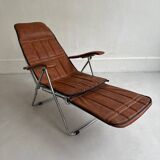 Authentic vintage reclining armchair