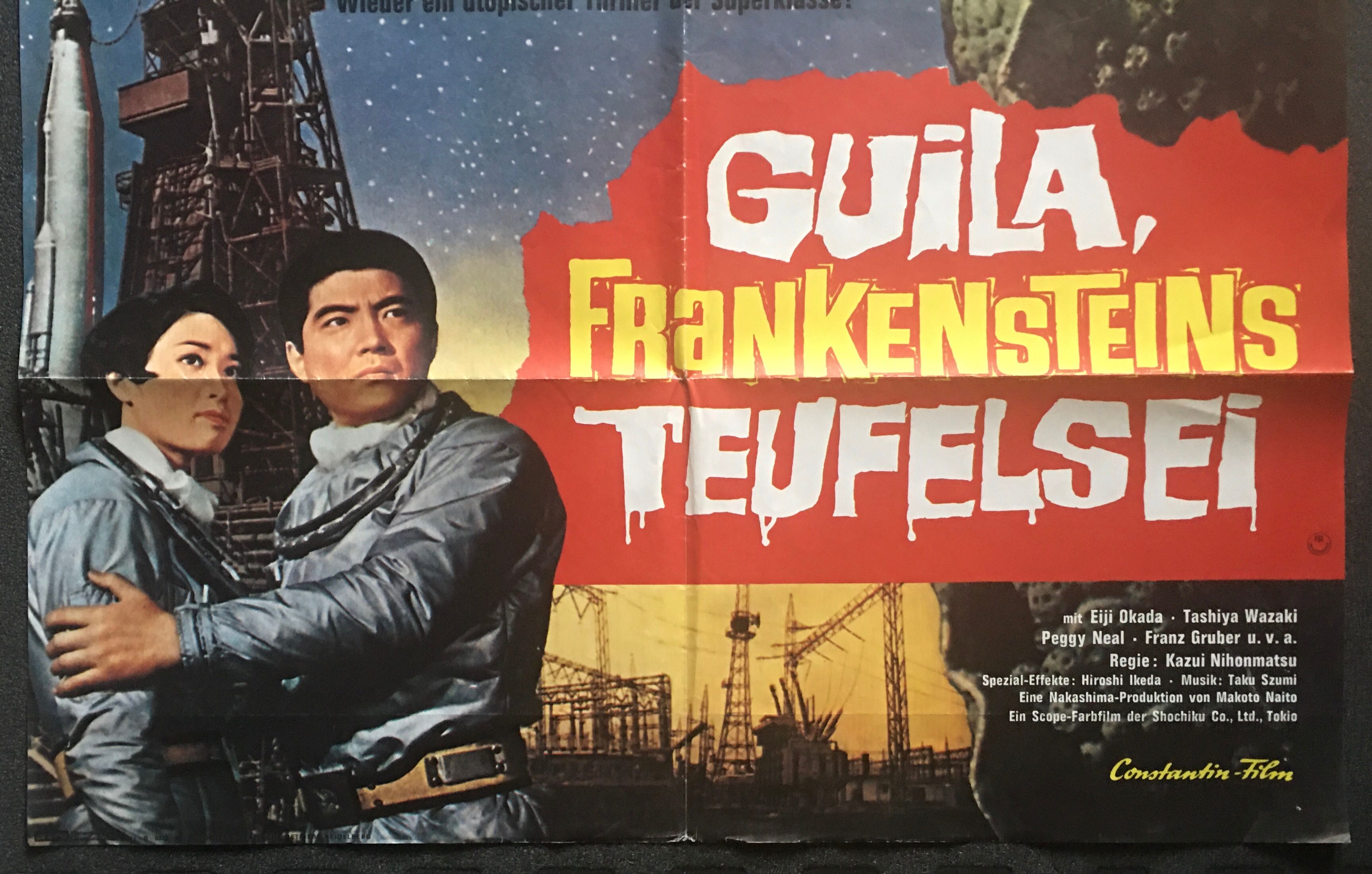 The X From Outer Space - original German poster - 1972