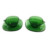 Vintage green cups - 1970s