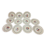 Gien 11 dessert plates tamaris model 20 cm