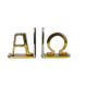 Serre livres "Alpha Omega" en laiton