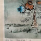 Original Engraving Bernard Louedin 1978 "Thistles of the Marsh" Signed Numbered