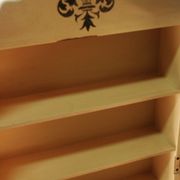 Wooden wall display case