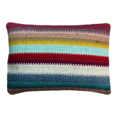 Vintage turkish handmade cushion cover , 30 x 50 cm