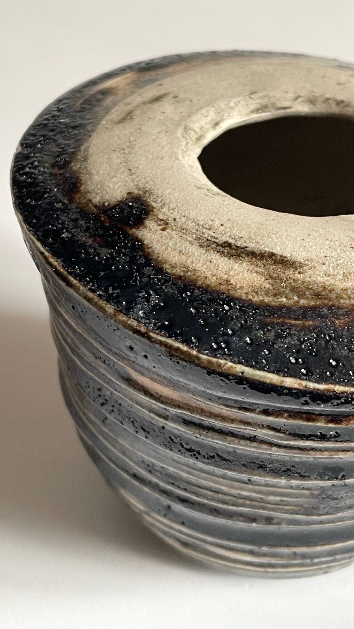 Vintage Brutalist Handmade Vase