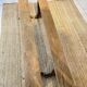 Lot de deux bancs de ferme