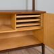 Scandinavian two bay rosewood free-standing wall unit