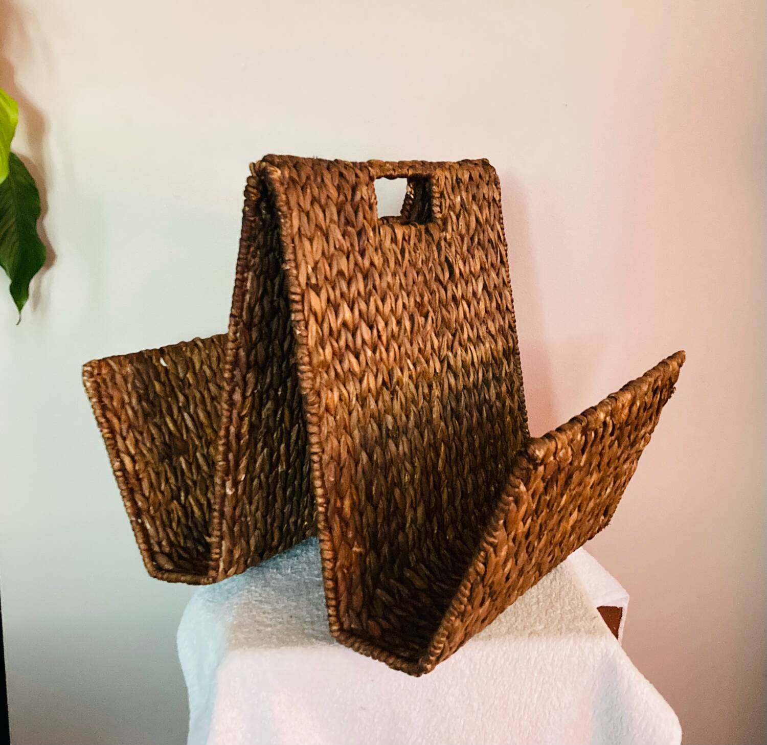 Scandinavian magazine rack, 1970s