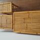Pull out tables in banbou