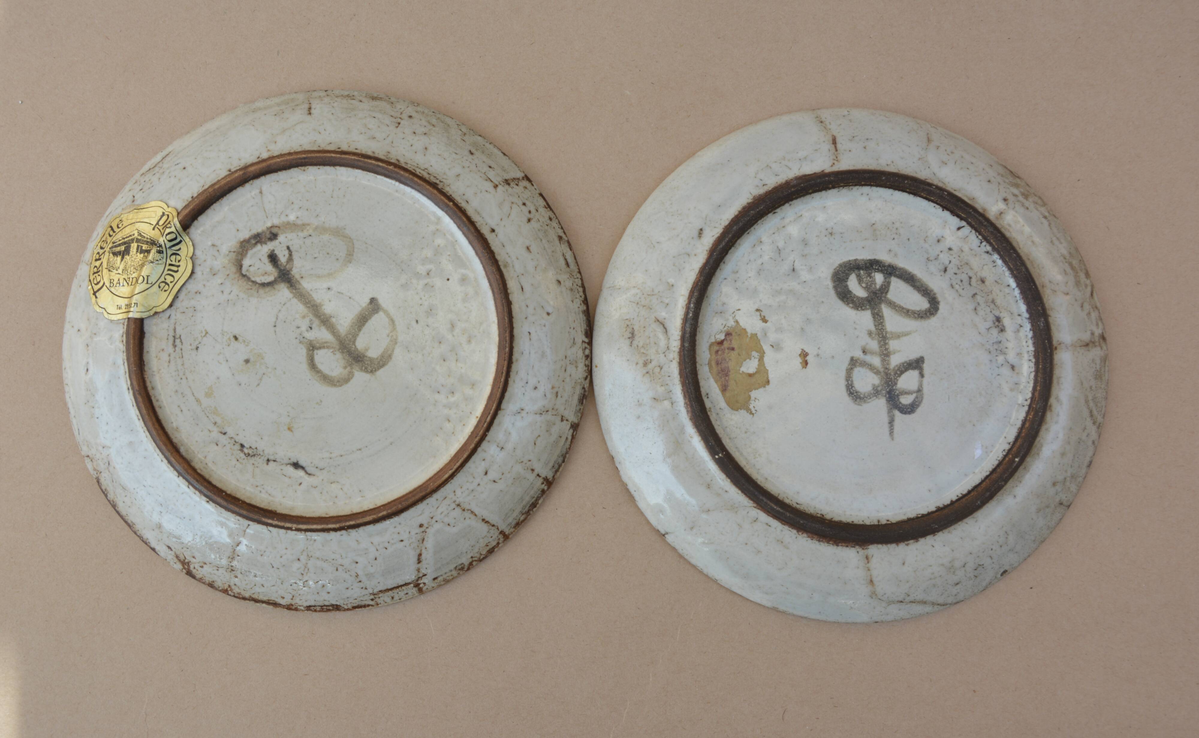 Set of 2 plates with flower decoration workshop Mulberry