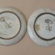 Set of 2 plates with flower decoration workshop Mulberry