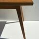 Wooden coffee table compass legs 50s