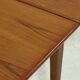 Sculptural Danish Design Extendable Teak Dining Table 1960s