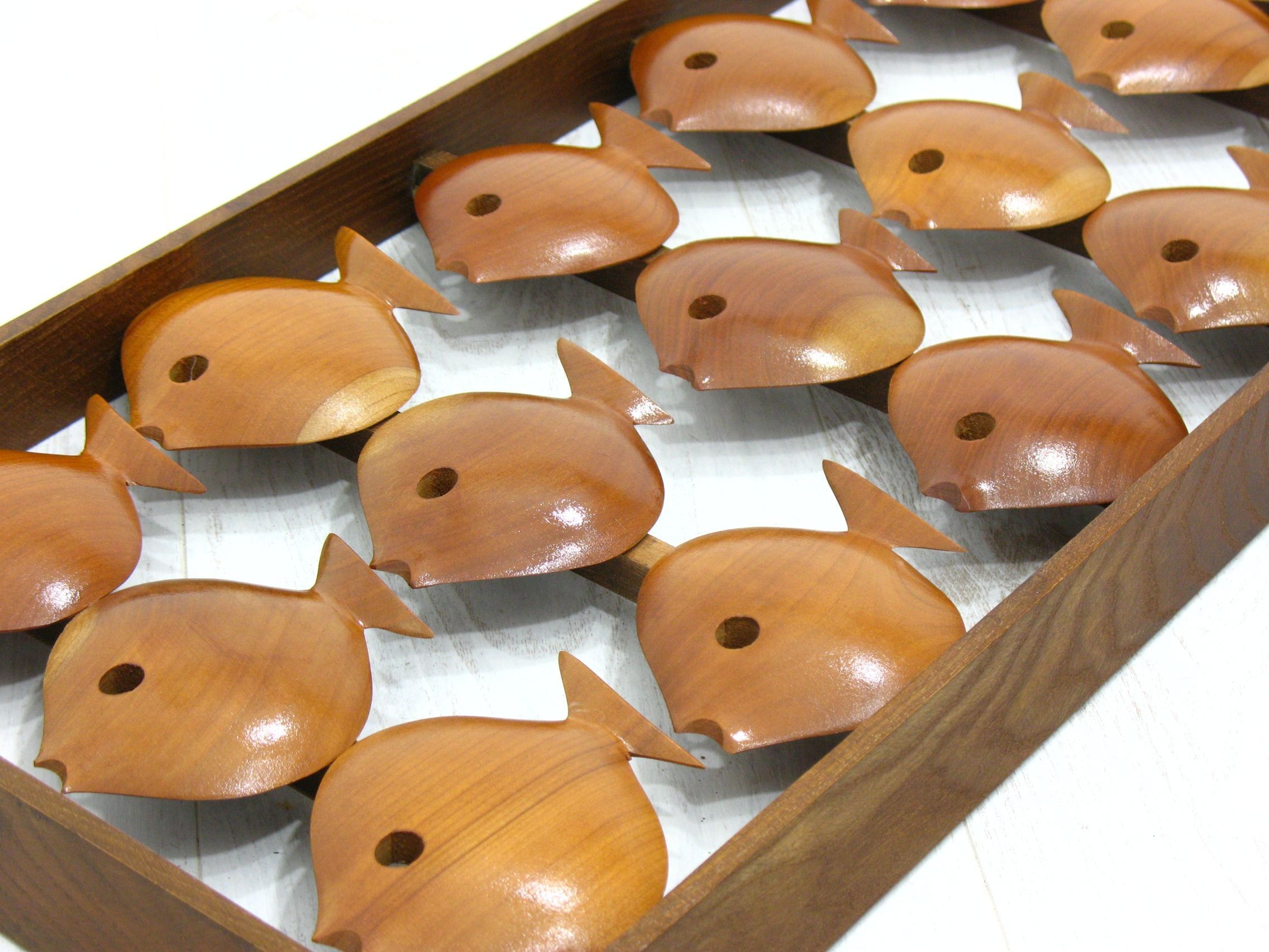 Wall decoration in teak, Denmark 70