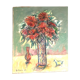 Huile sur Isorel, bouquet de fleurs, Bernard Marre