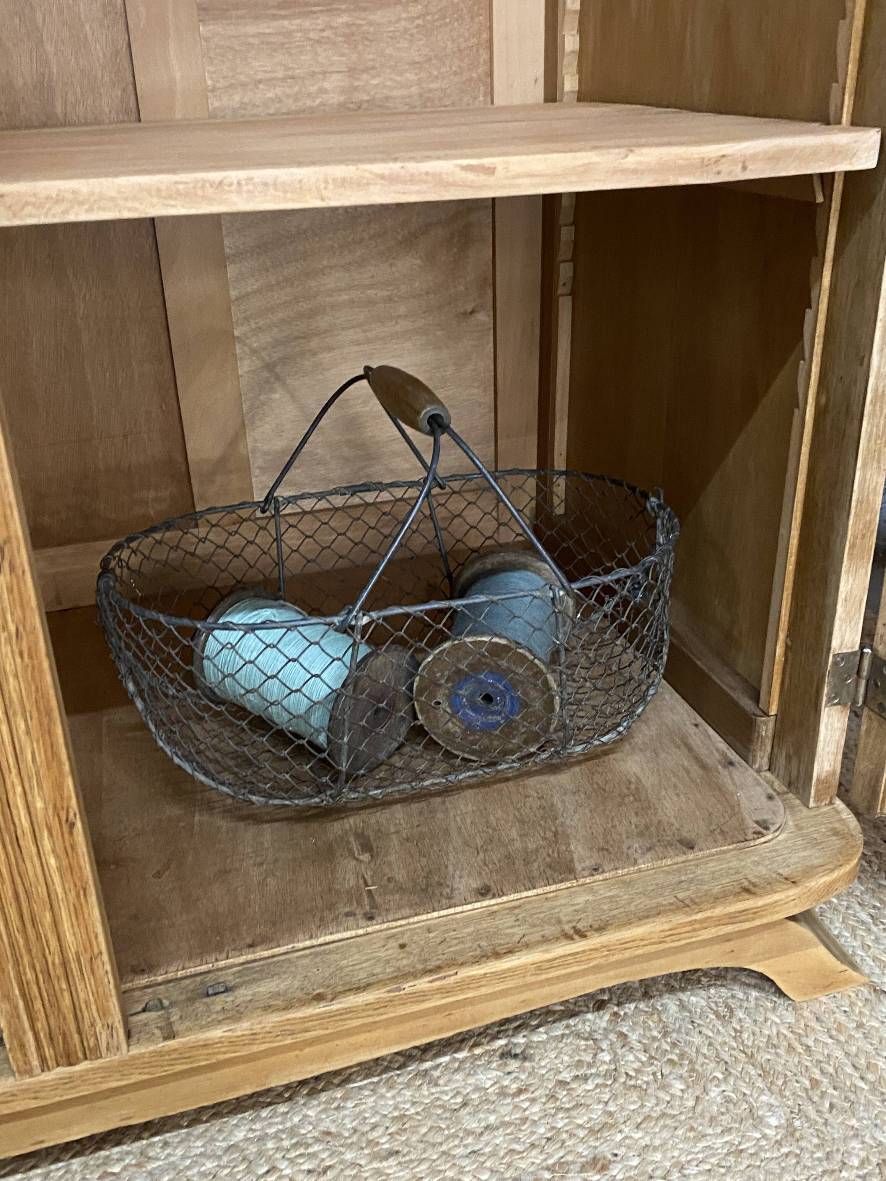 Art Deco oak wardrobe