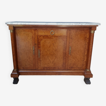 Empire style sideboard in precious speckled wood