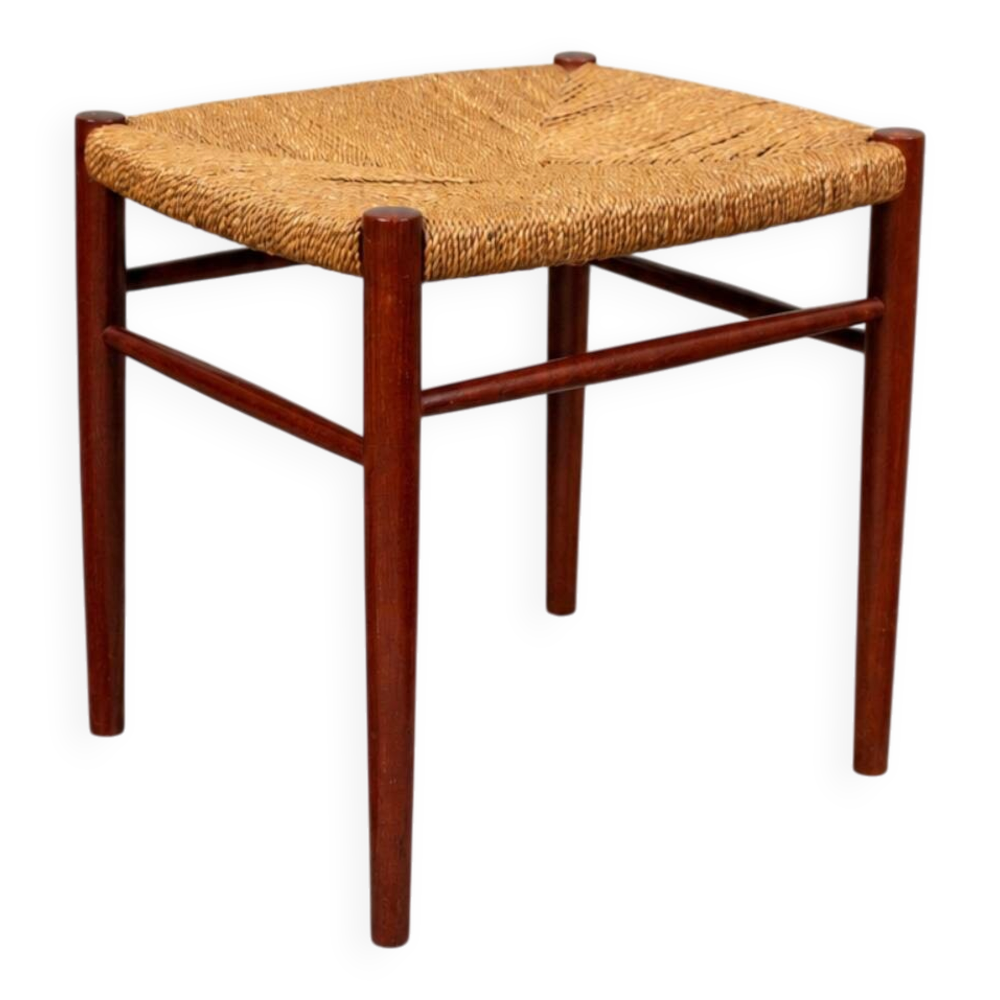 Vintage Teak Stool Chair Soborg Niels Möller Danish Mid Century