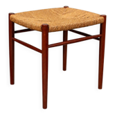 Tabouret en teck vintage Soborg Niels Möller danois milieu du siècle