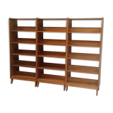 Vintage wooden modular bookcase
