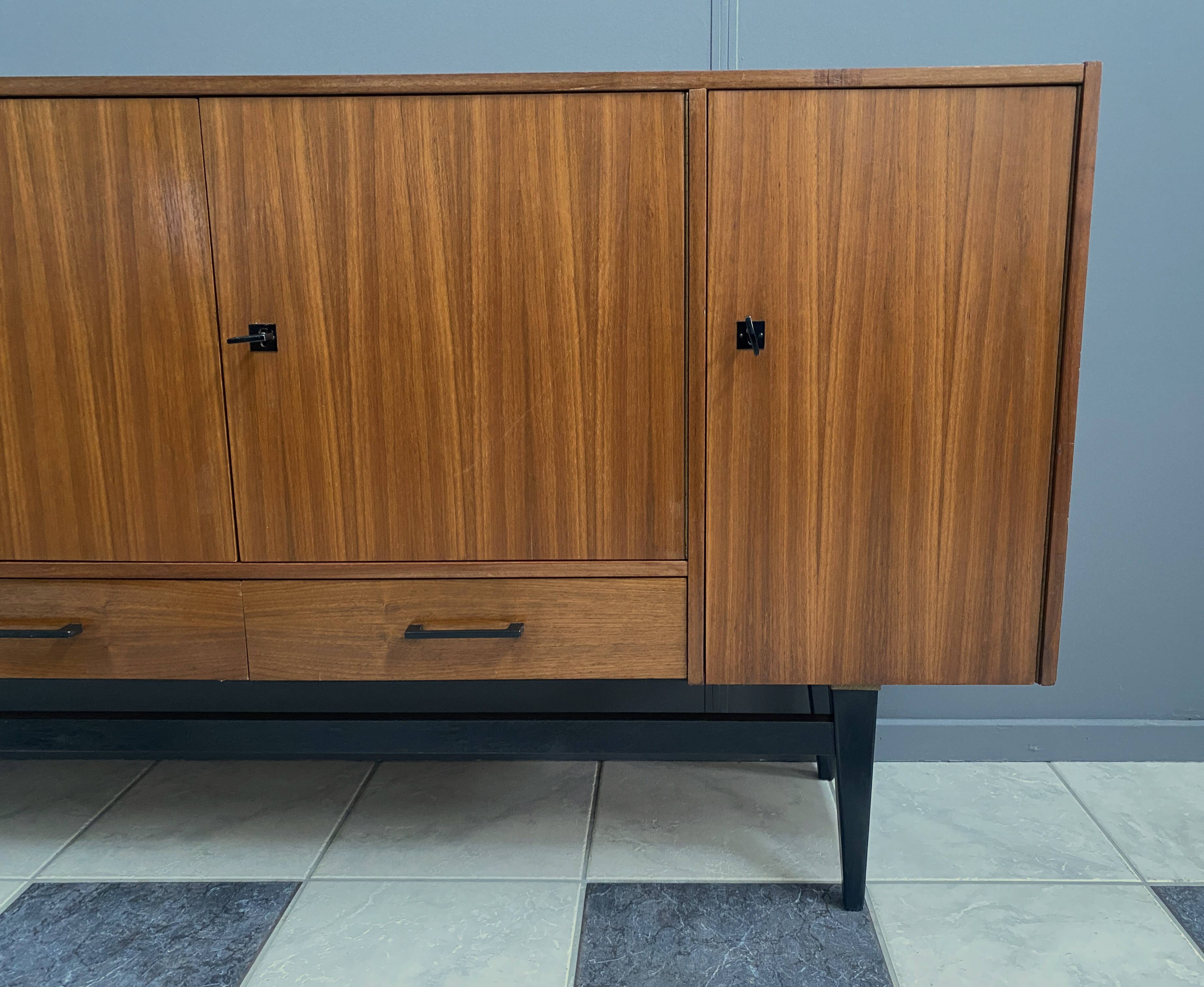 wood sideboard 1970s