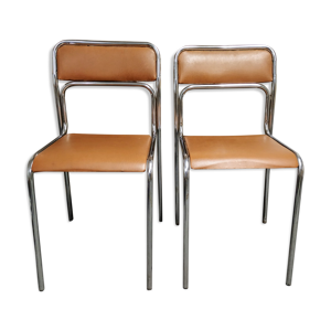 Paire de chaises vintage