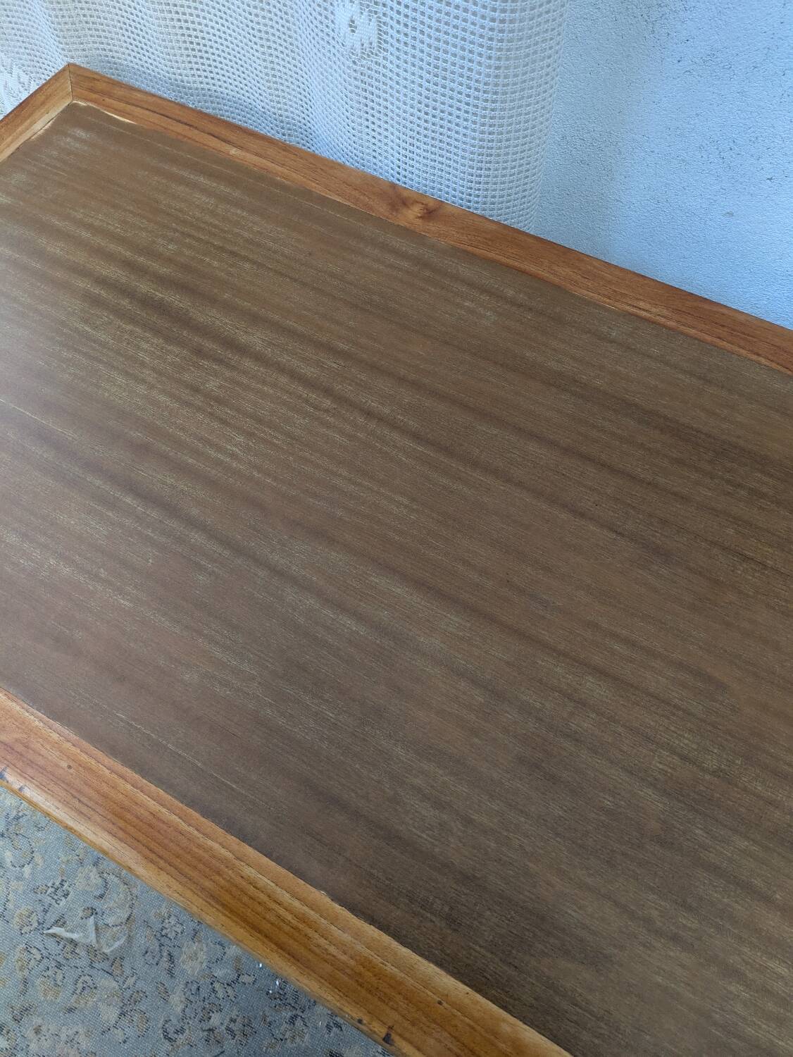 Wooden bistro table