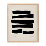 Framed abstract giclee art print 50x70cm