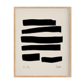 Impression d'art abstraite encadrée, impression giclée, 50 x 70 cm