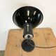 Industrial black enamel table lamp, 1950
