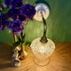 Vintage glass tulip wall light