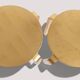 1990s IKEA Frosta Stools in the Style of Alvar Aalto, Gold Leaf Covered