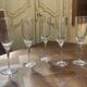 Series of 5 Sèvres crystal flutes - Arpèges model