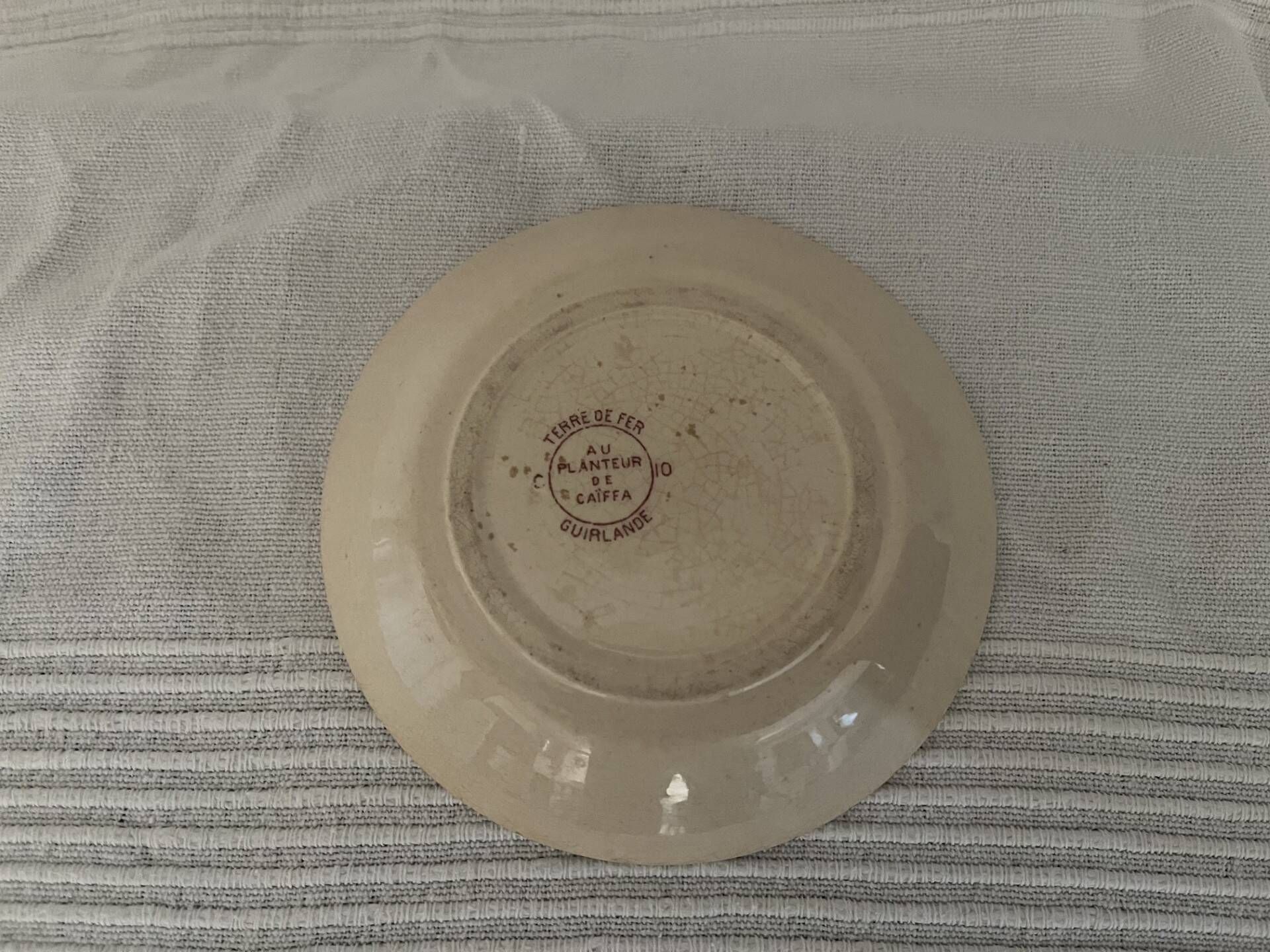 Ancient ironstone bowl