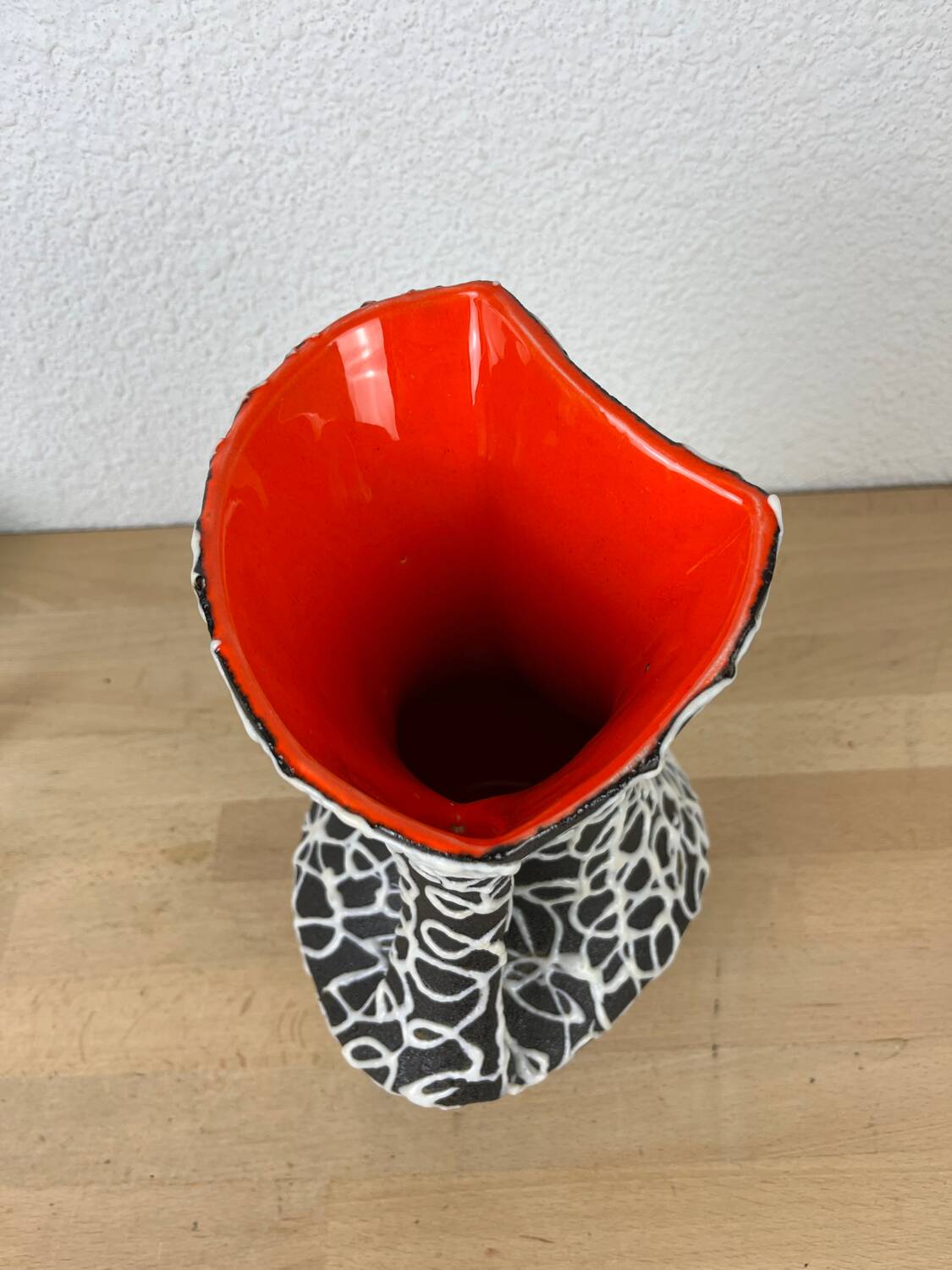 Vintage Vallauris free-form vase