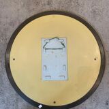 Round mirror wide edge smoked glass