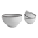 Set of studio pottery bowls mid-century, 1960s