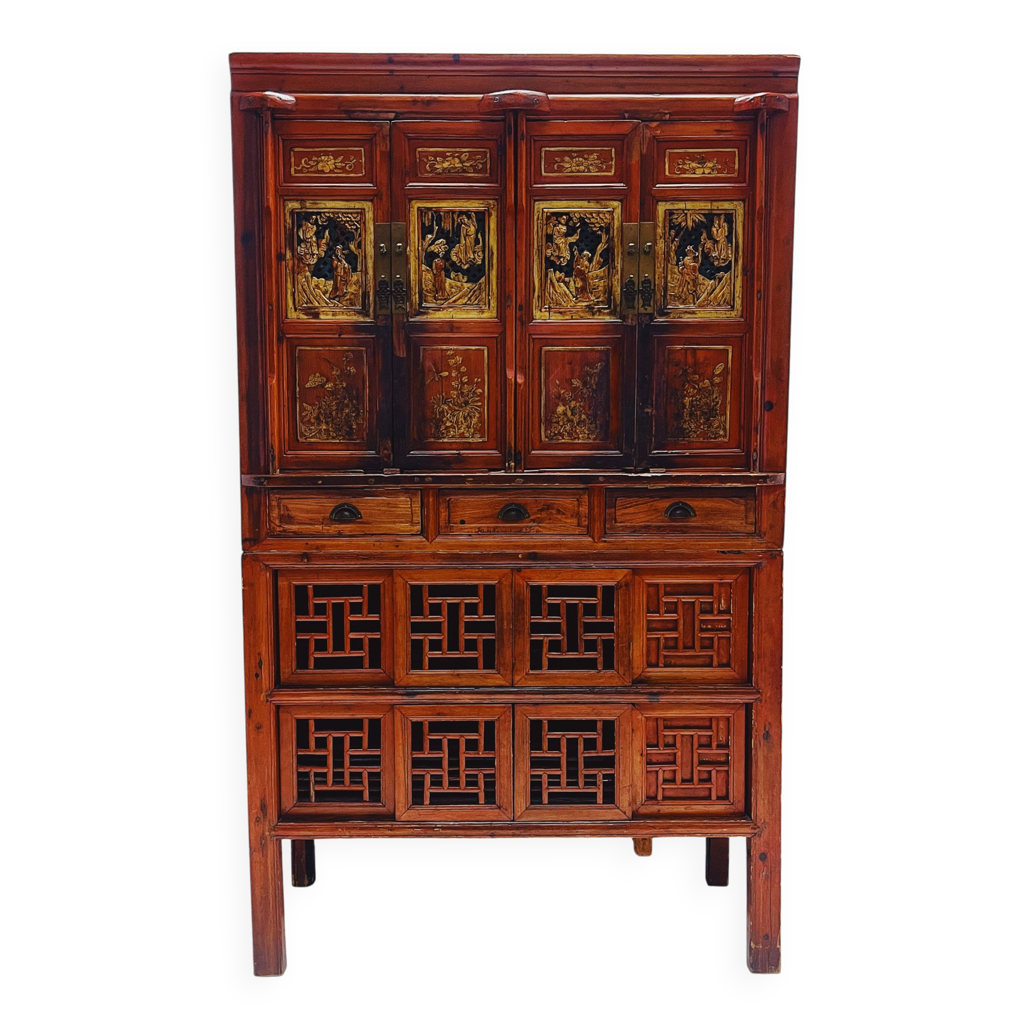 Antique Chinese wooden cabinet
