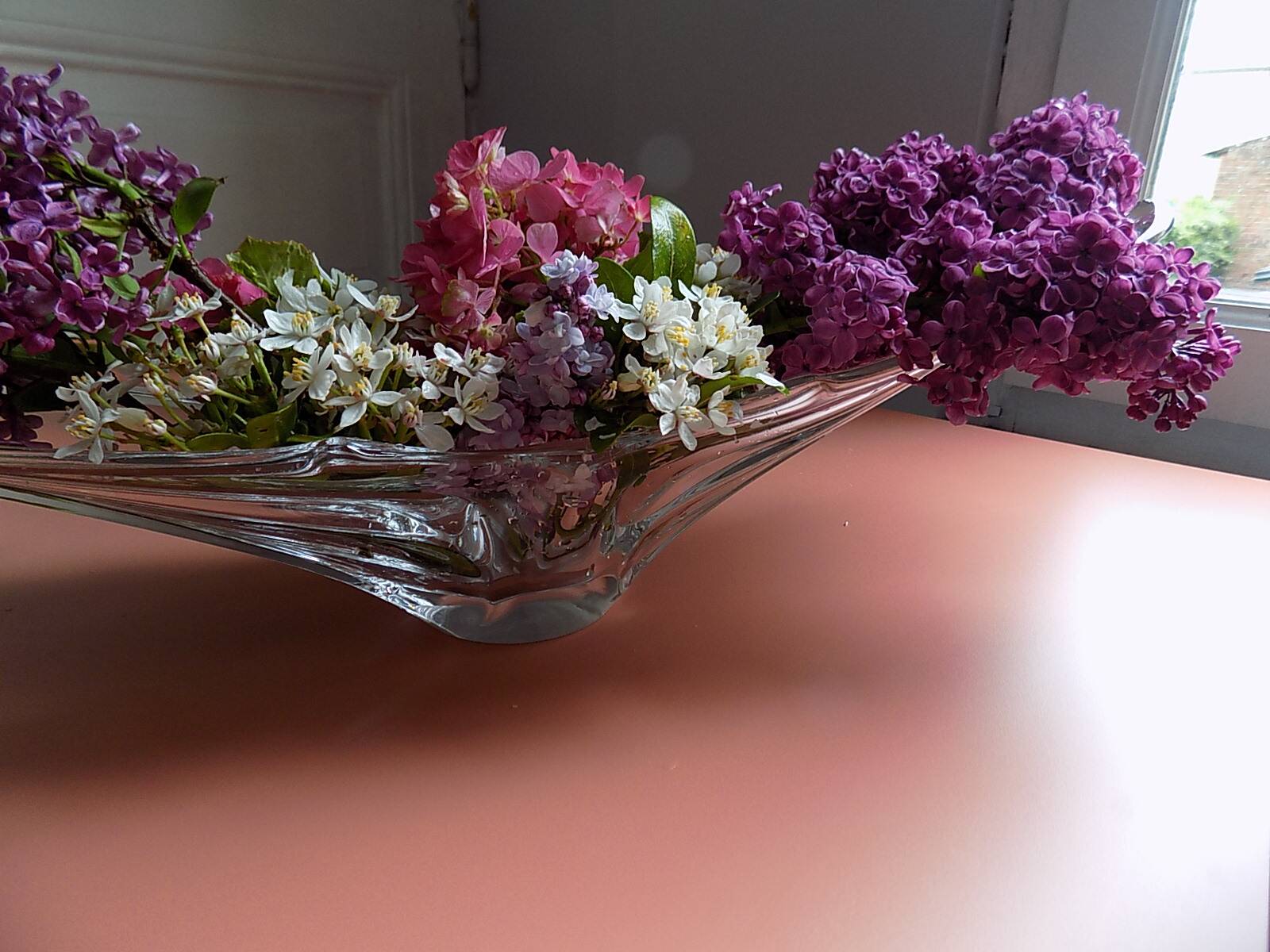 Art Vannes crystal fruit bowl