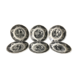 Set de 6 assiettes parlantes "devinettes" - Sarreguemines