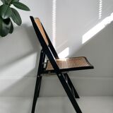 Chaise pliante cannée