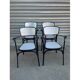 Ensemble de 4 chaises/fauteuils