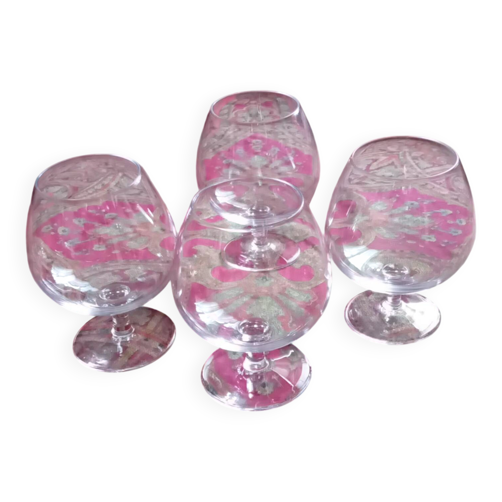 Sèvres crystal cognac glasses